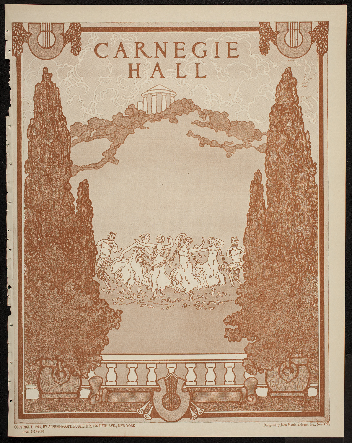 Isadora Duncan Dancers, May 14, 1920, program page 1