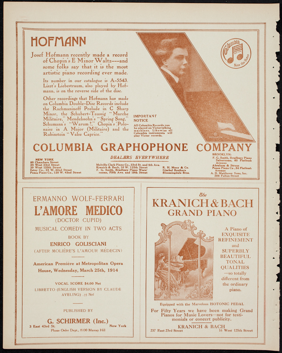 Interborough Dramatic Company Minstrel Performance, April 24, 1914, program page 6