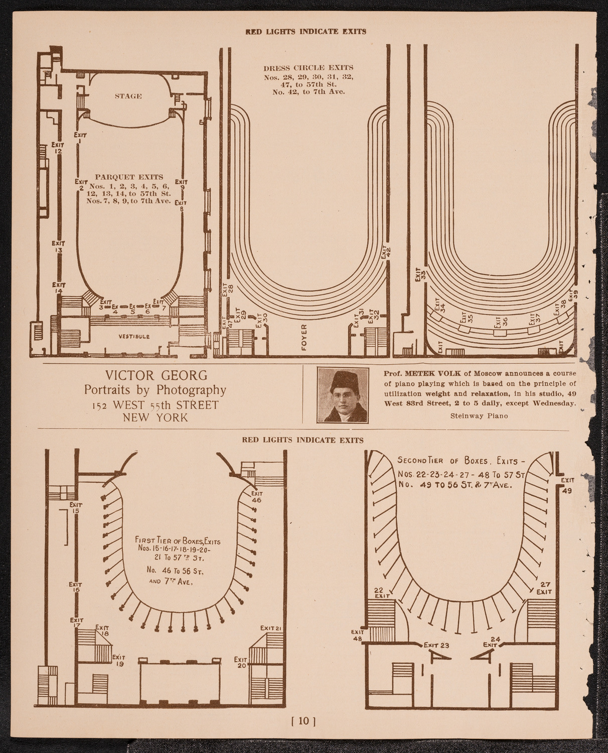 Elly Ney, Piano, December 7, 1921, program page 10