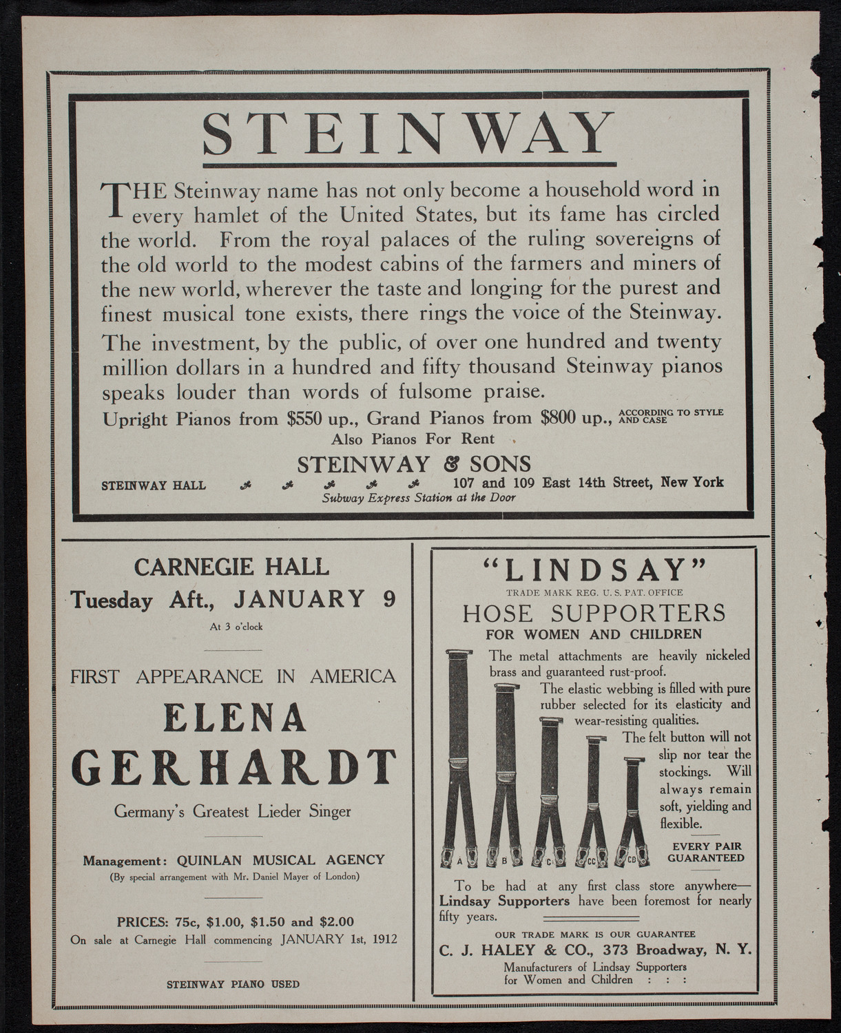 Lecture by Col. Charles J. "Buffalo" Jones, December 22, 1911, program page 4