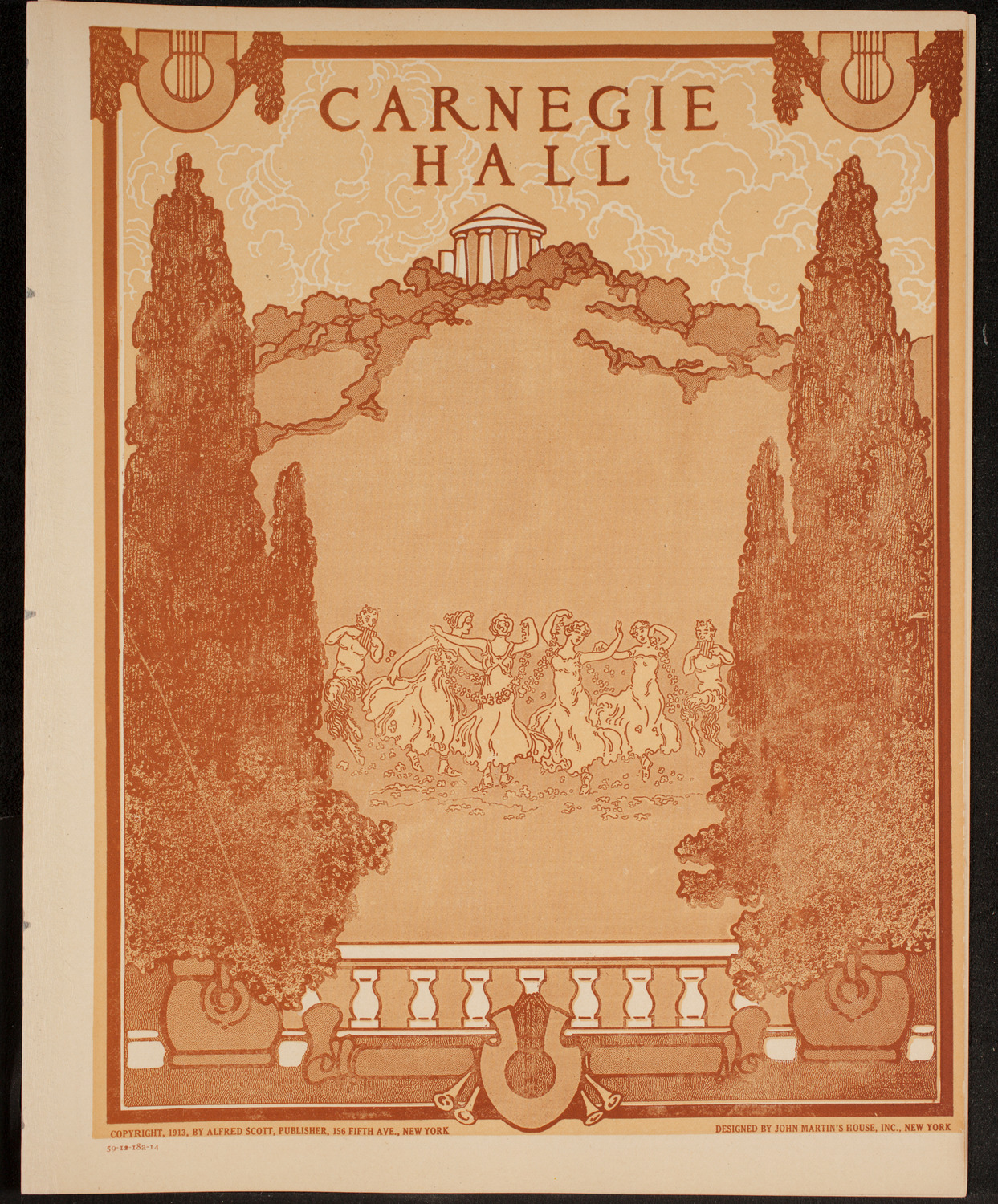 New York Philharmonic, December 18, 1914, program page 1