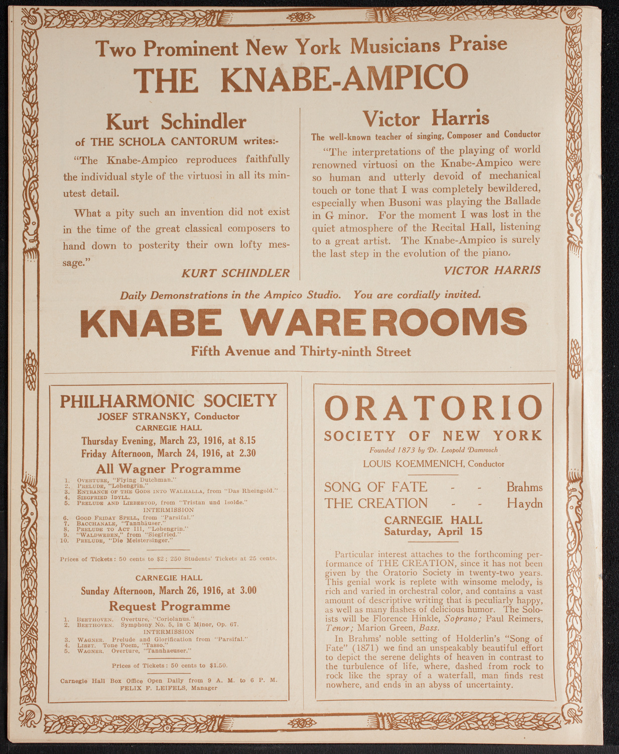 Newman Traveltalks: Peru, March 19, 1916, program page 12