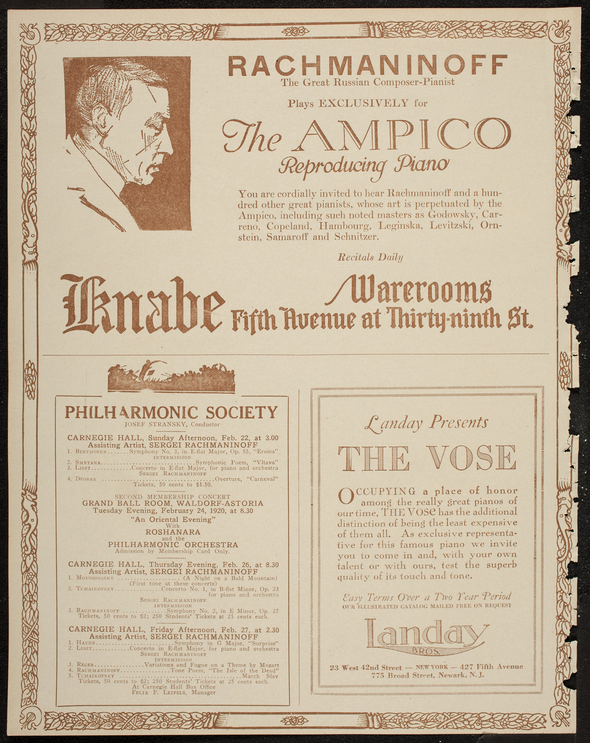 Maggie Teyte, Soprano, February 16, 1920, program page 12