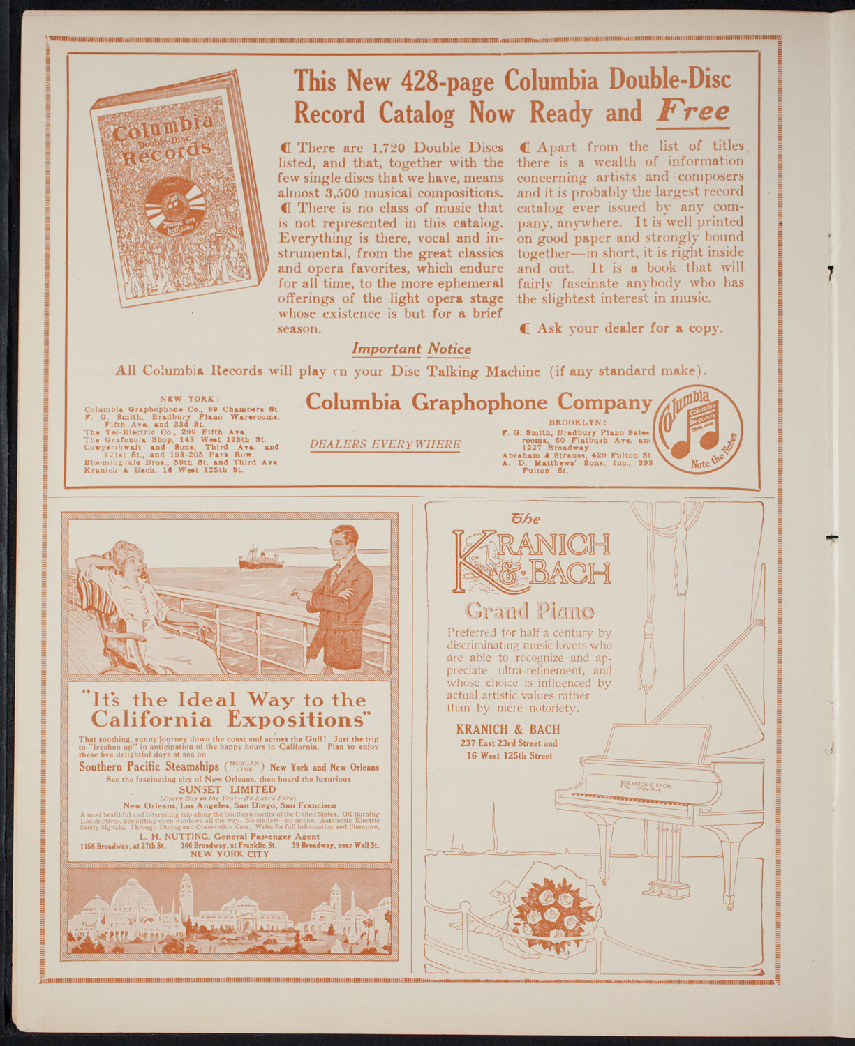 Illustrated War Lecture by James F.J. Archibald, April 18, 1915, program page 6
