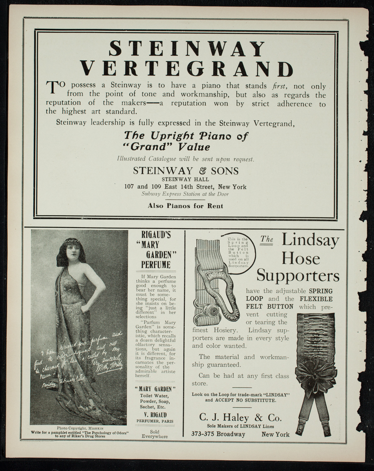 Russian Symphony Society of New York, November 17, 1910, program page 4