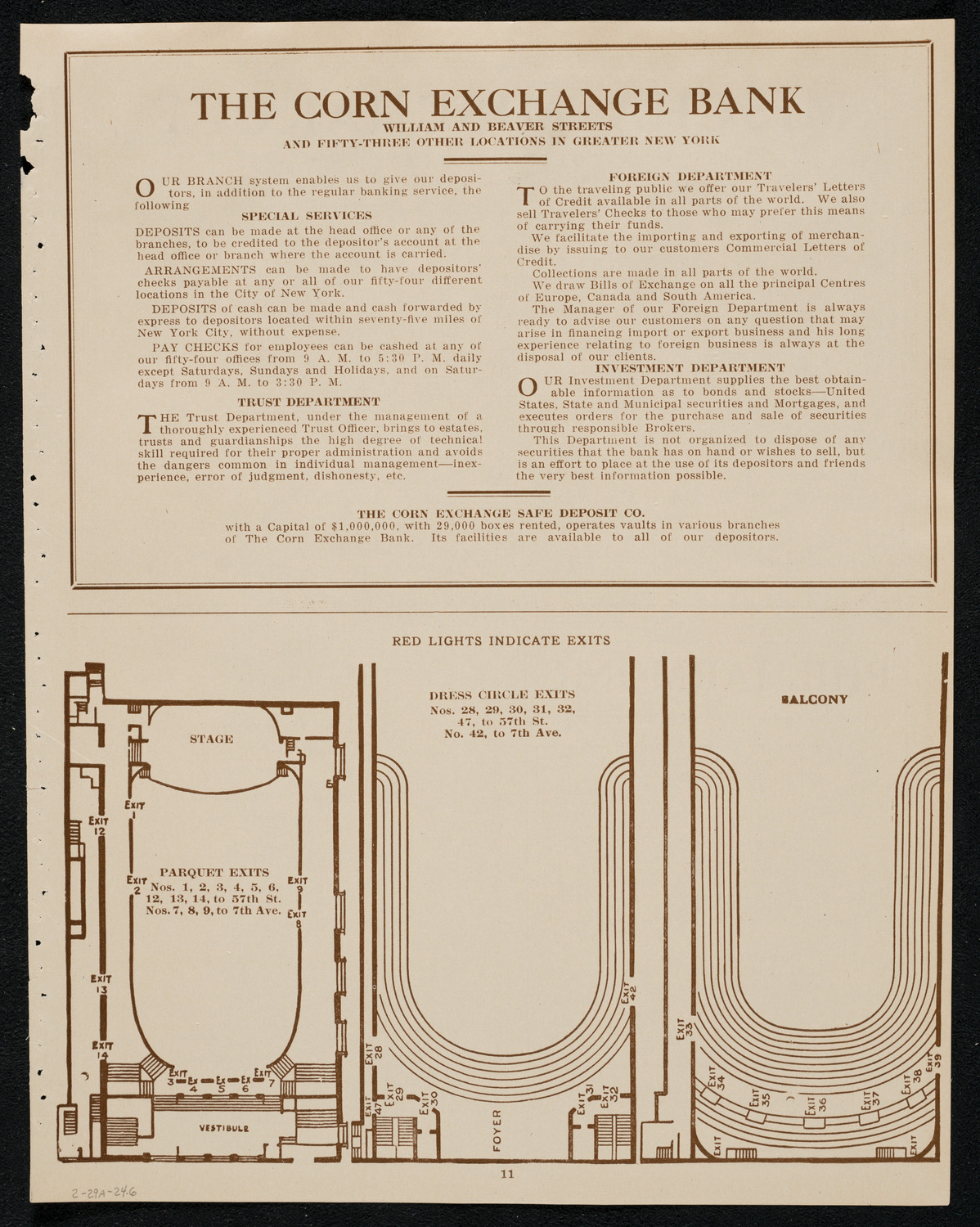 New York Philharmonic, February 29, 1924, program page 11