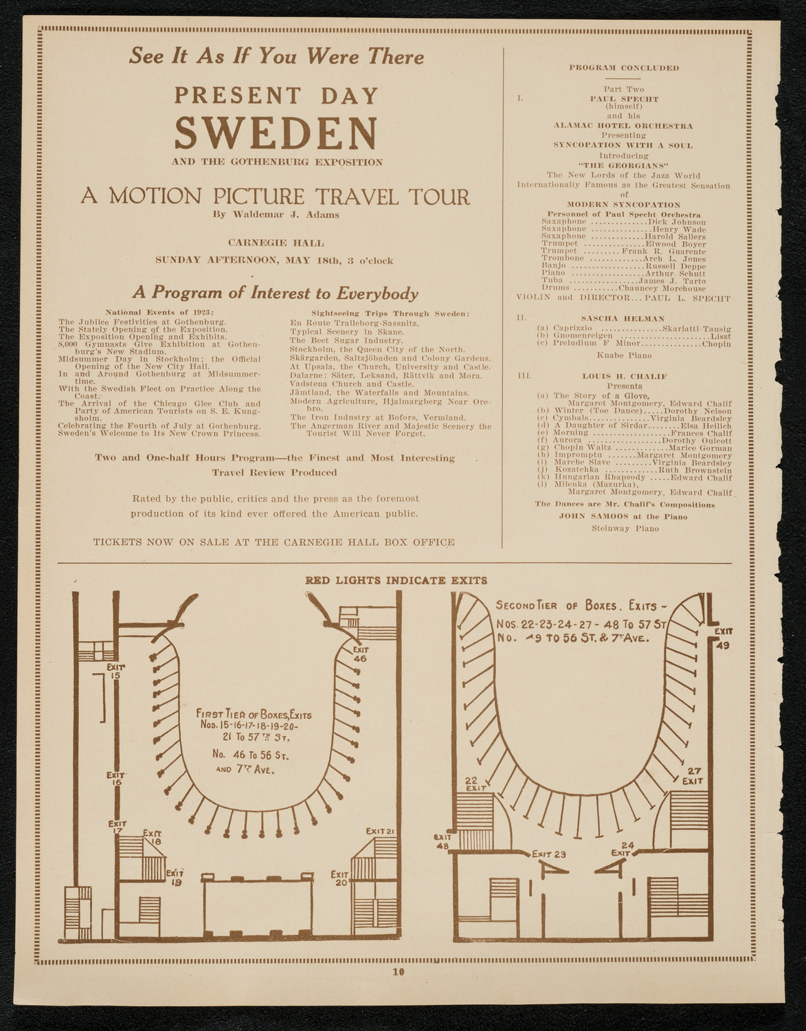 Benefit: American Committee for Relief of German Children, May 11, 1924, program page 10