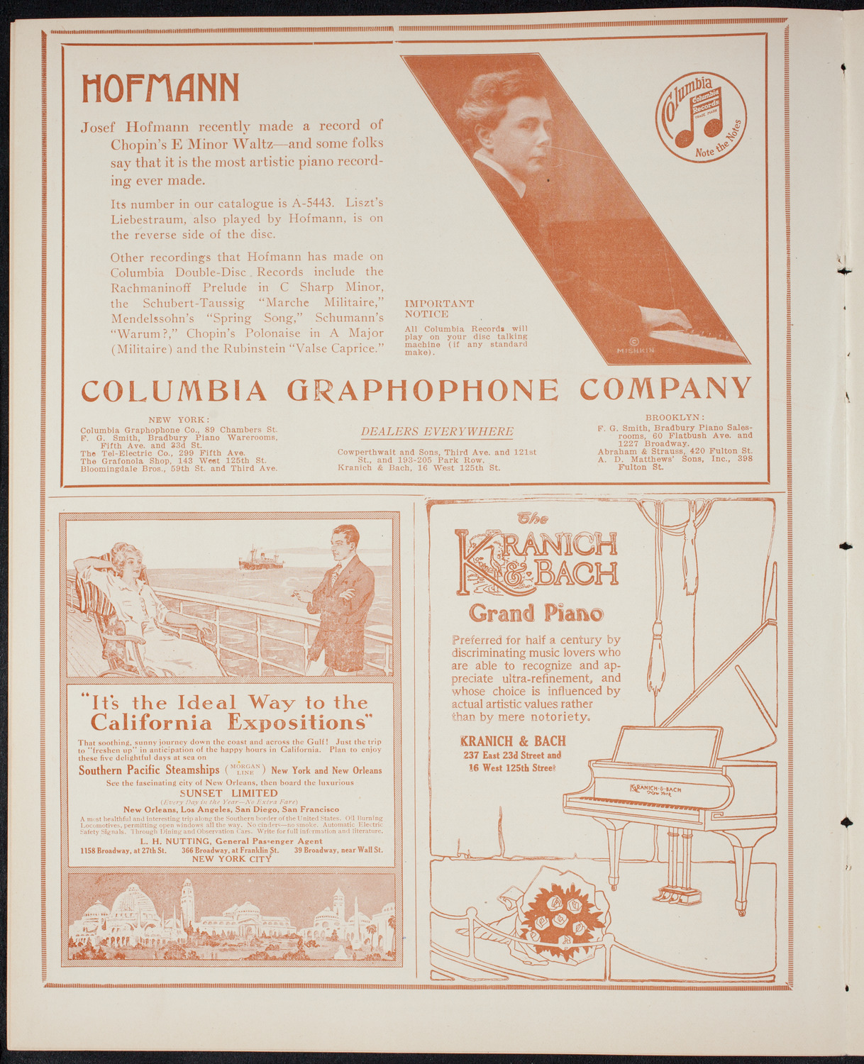 Russian Symphony Society of New York, March 6, 1915, program page 6