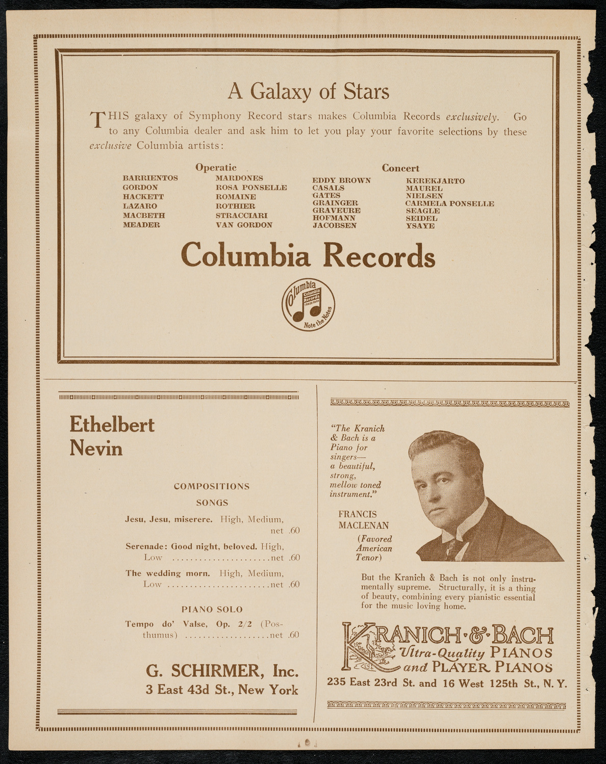 Graduation: Columbia University: College of Pharmacy of the City of New York, May 18, 1922, program page 6