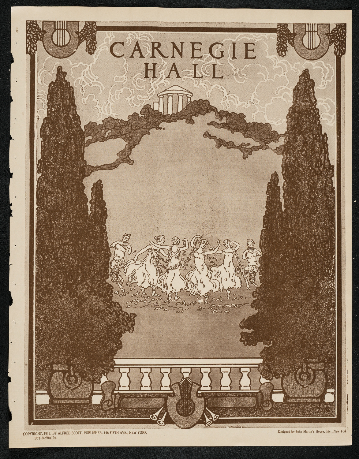 Moriz Rosenthal, Piano, March 29, 1924, program page 1