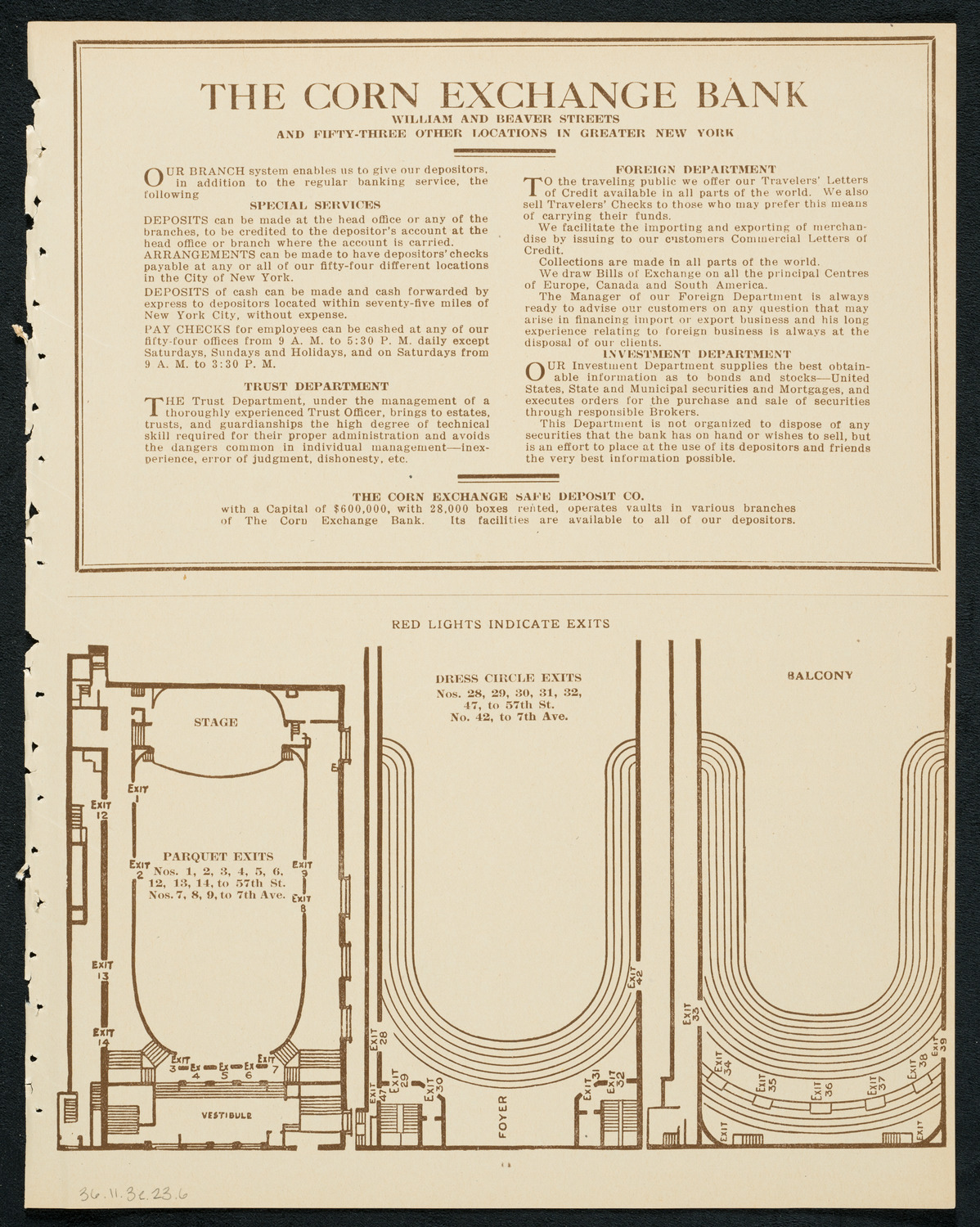 Duncan Dancers, November 3, 1923, program page 11