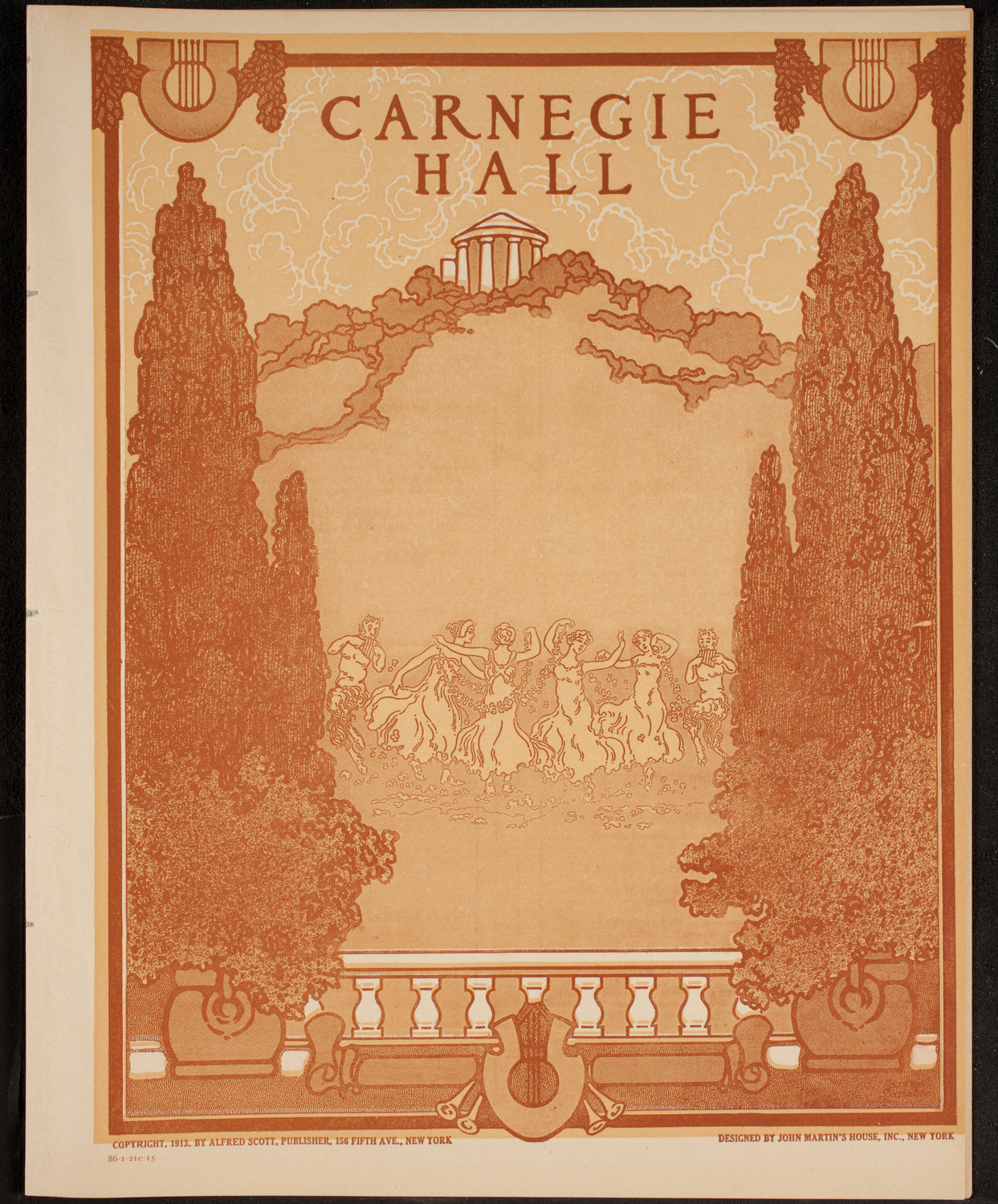 New York Philharmonic, January 21, 1915, program page 1