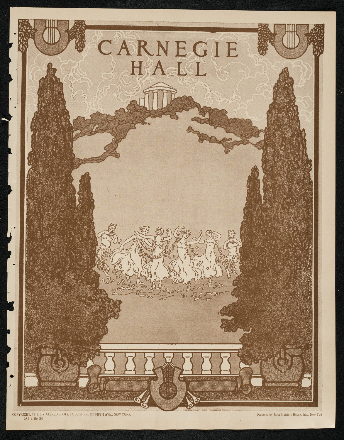 New York Banks' Glee Club, April 8, 1924, program page 1