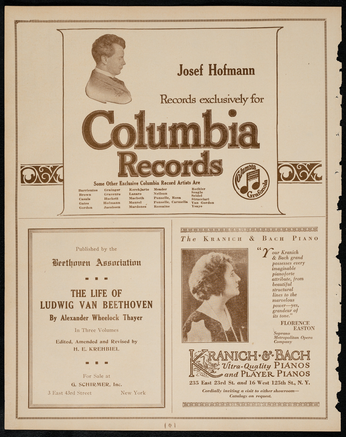 Oratorio Society of New York, February 21, 1922, program page 6