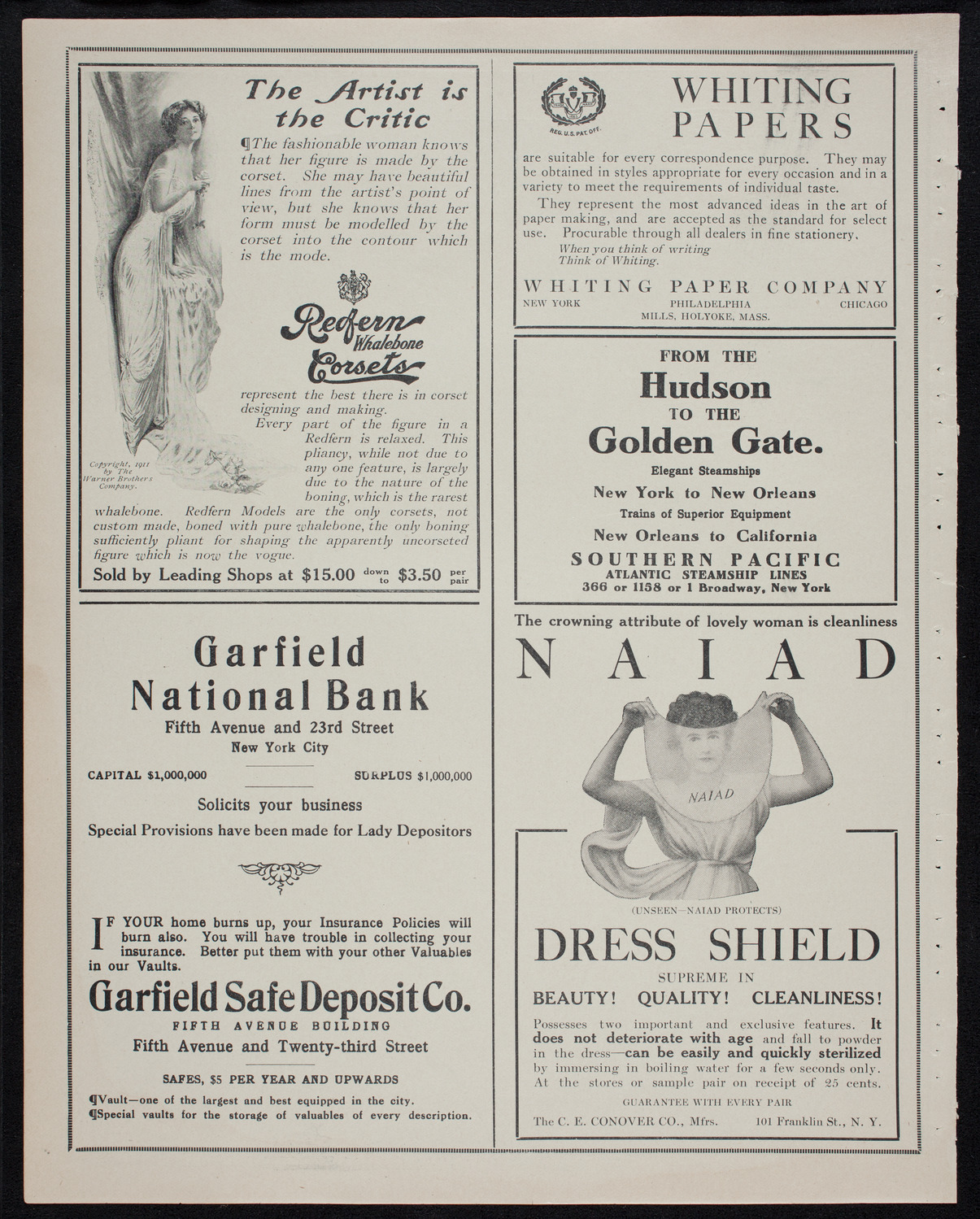 People's Symphony Concert, October 15, 1911, program page 2