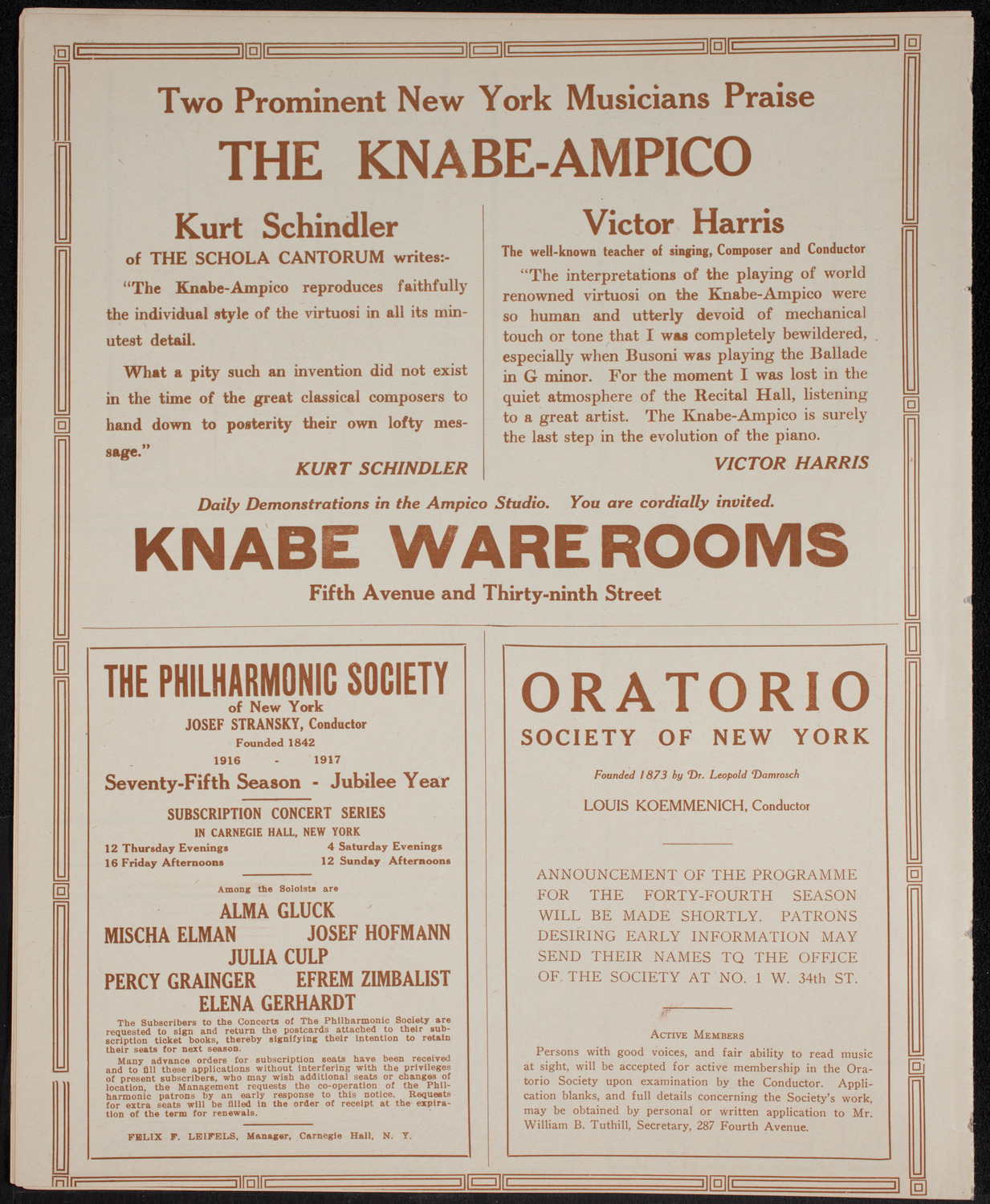 Meeting: American Committee for Armenian and Syrian Relief, May 14, 1916, program page 12