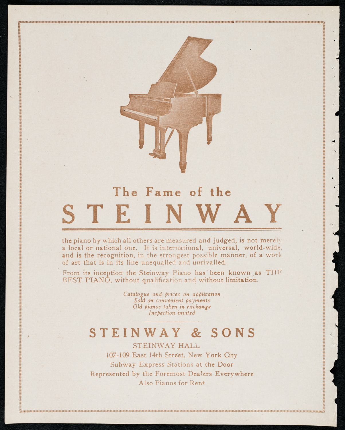New York Philharmonic: Beethoven Festival, December 12, 1920, program page 4