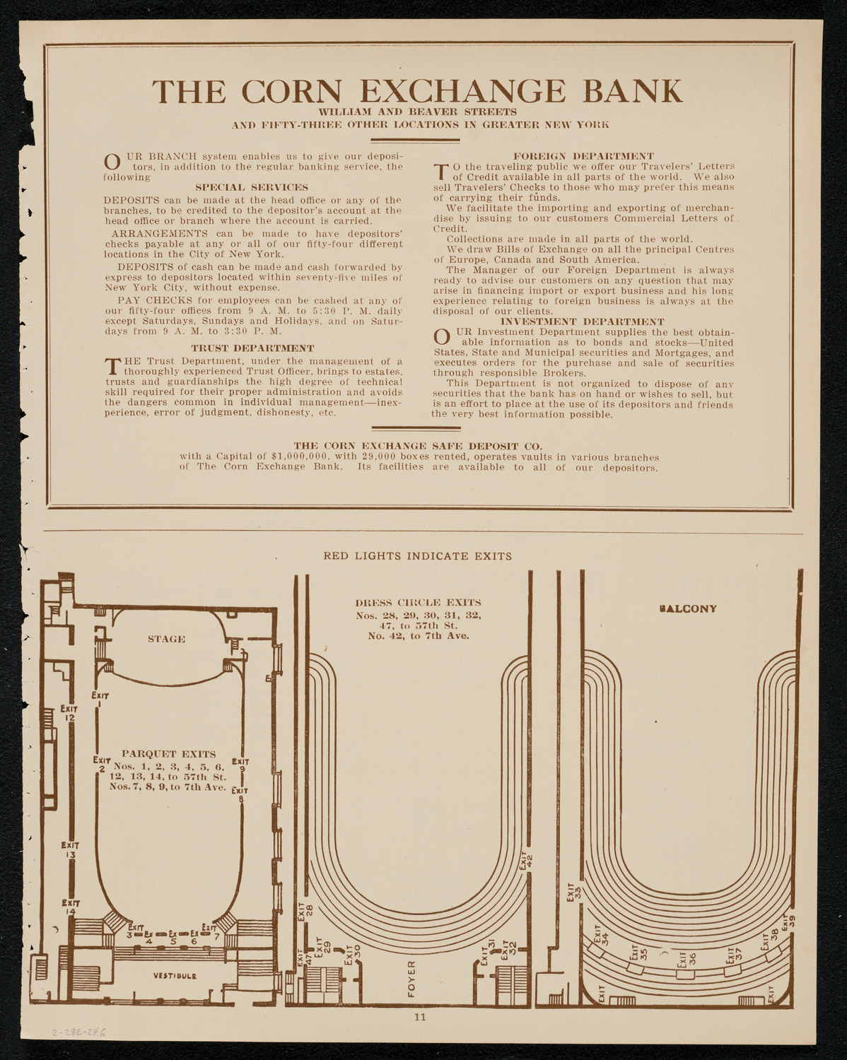 New York Philharmonic, February 28, 1924, program page 11