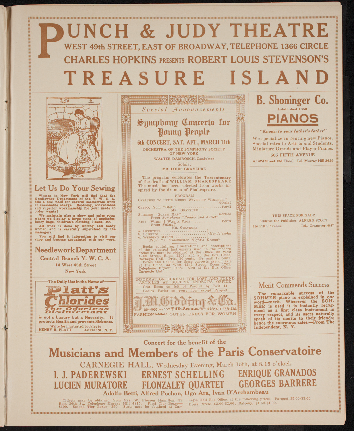 Meeting: National Security League, February 29, 1916, program page 9