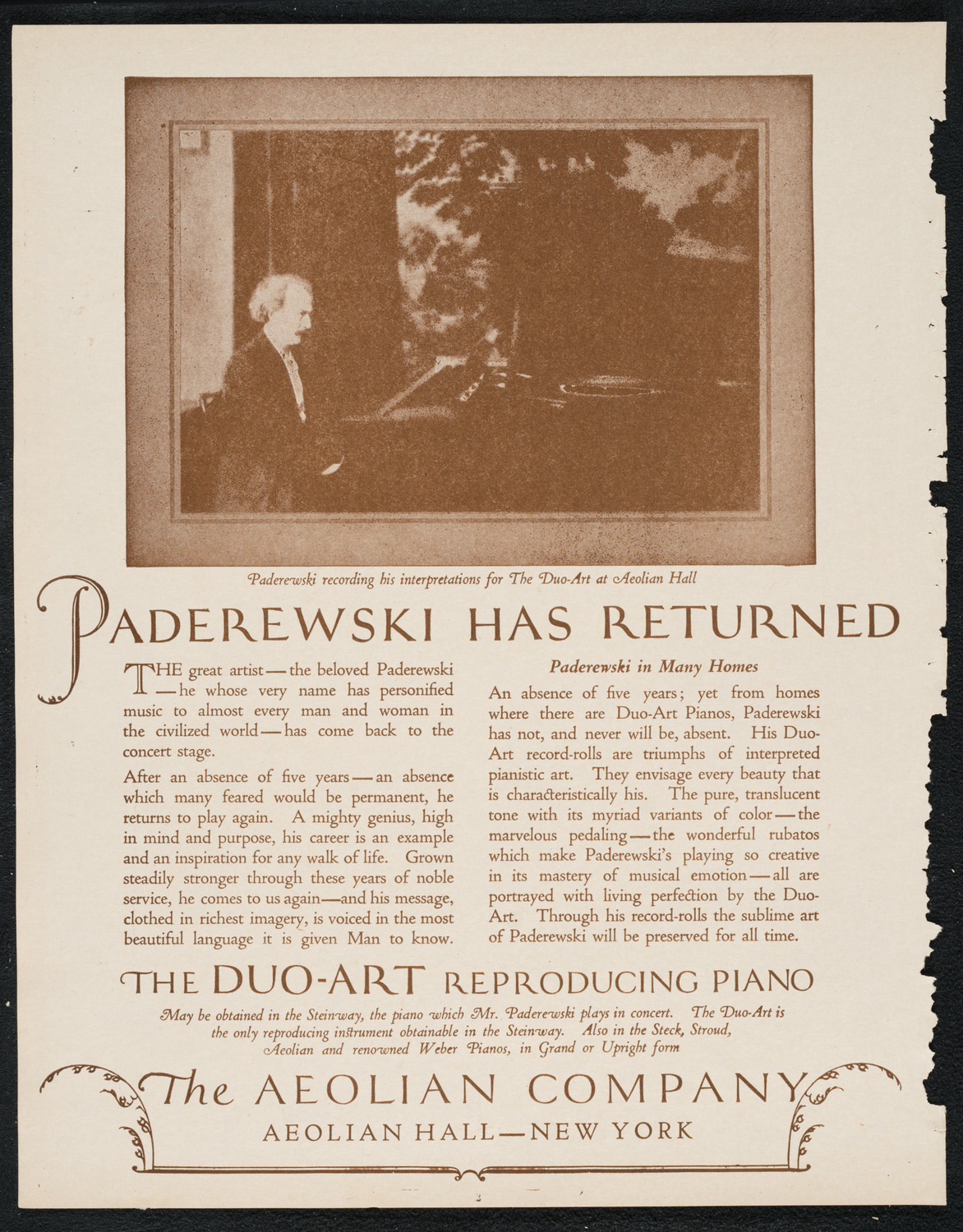 Anna Meitschik, Contralto, December 9, 1922, program page 2