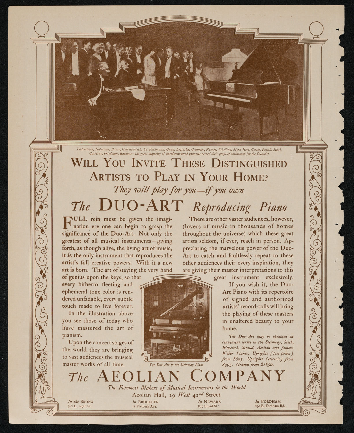 New York Symphony Orchestra, December 19, 1924, program page 2