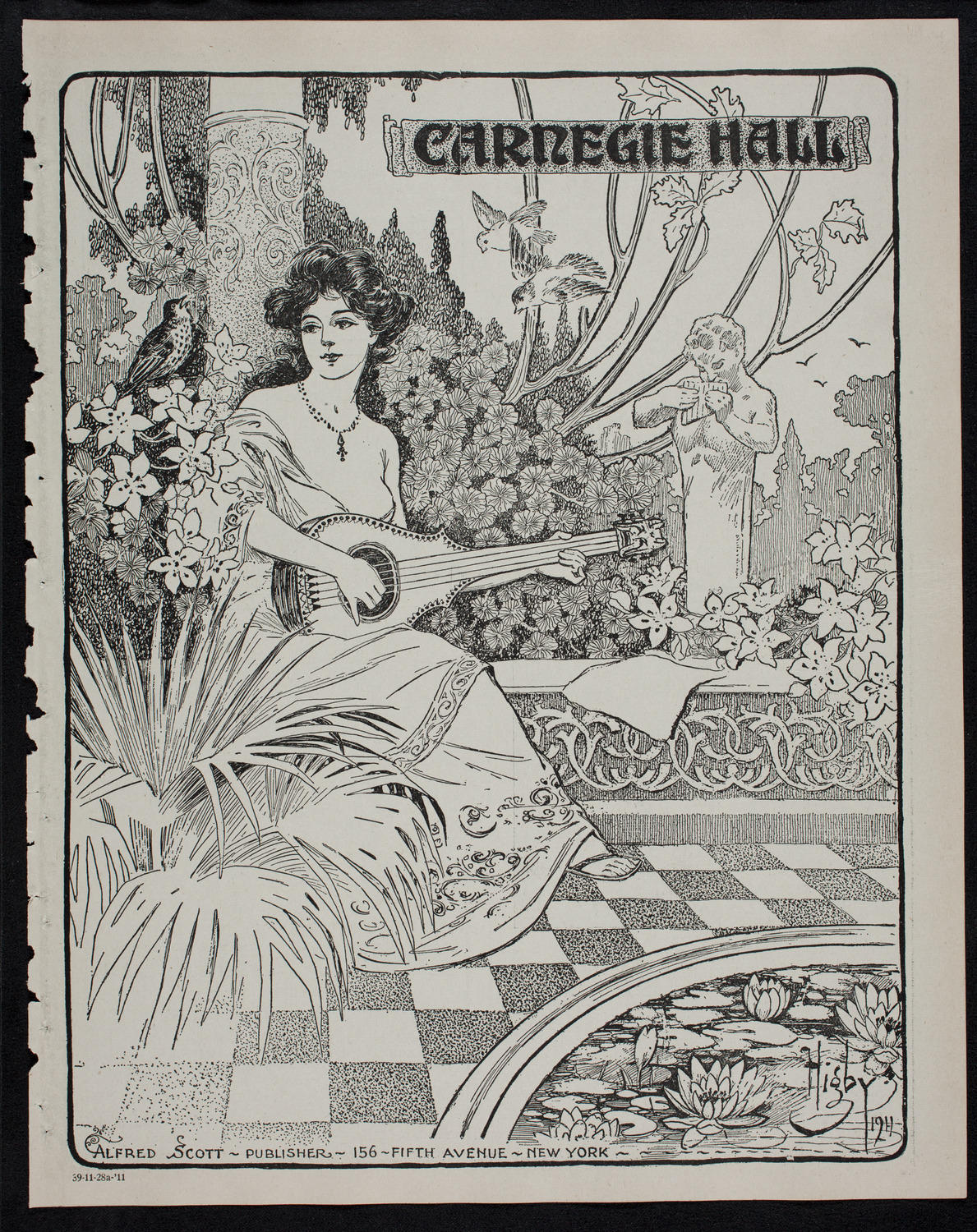 Ernestine Schumann-Heink, Mezzo-Soprano, November 28, 1911, program page 1