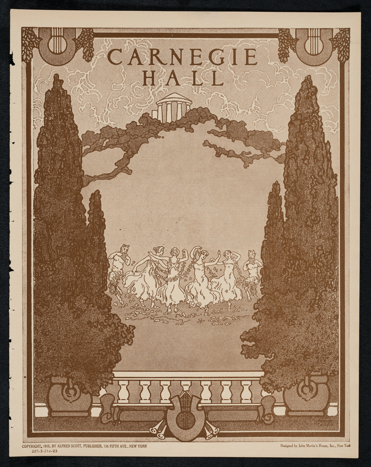 New York Philharmonic, March 21, 1923, program page 1