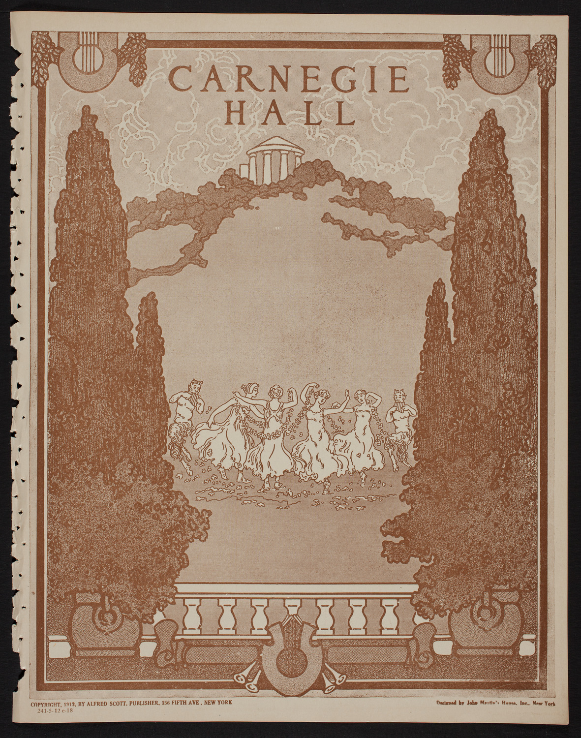 Swedish Singing Society Lyran, May 12, 1918, program page 1
