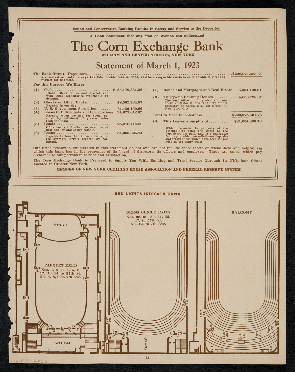 New York Philharmonic, March 11, 1923, program page 11
