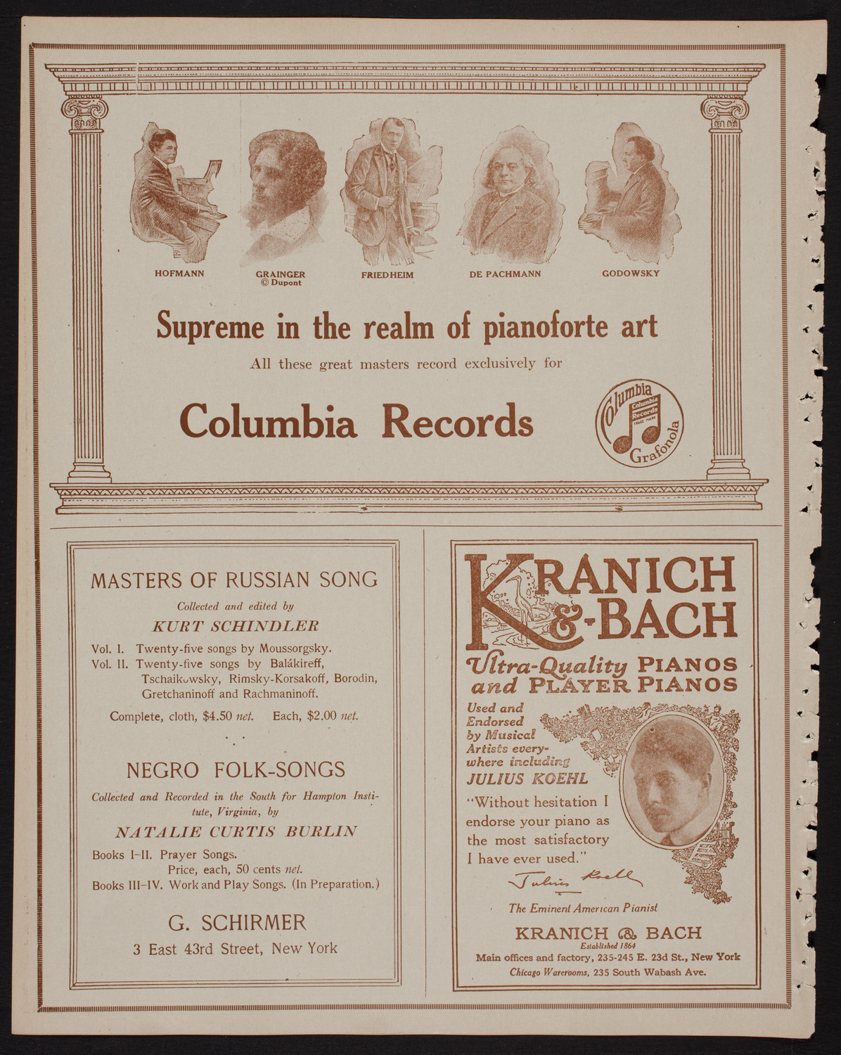 Y.W.C.A Patriotic Pageant, April 12, 1918, program page 6