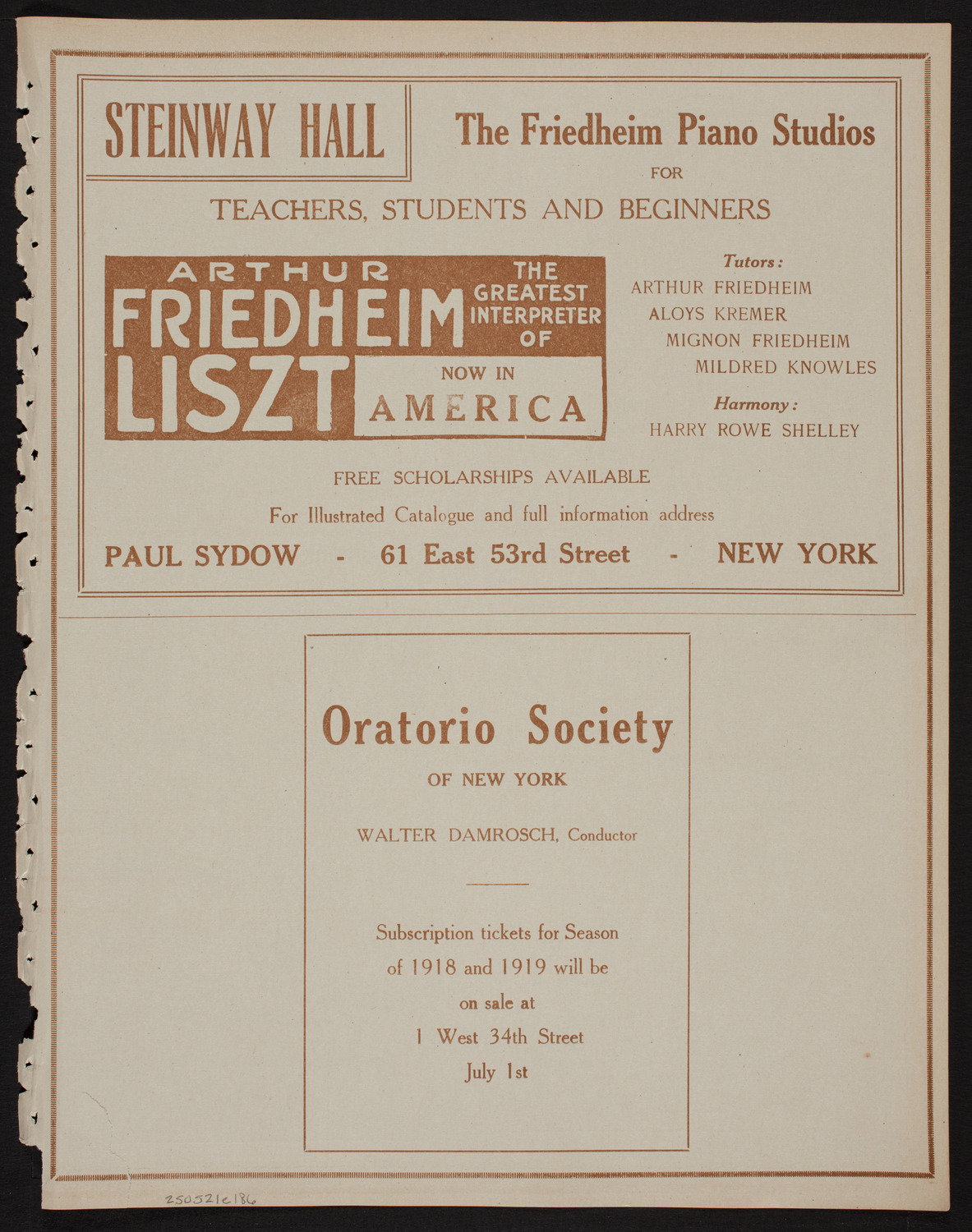 Benefit: Greek-American Institute of New York, May 21, 1918, program page 11