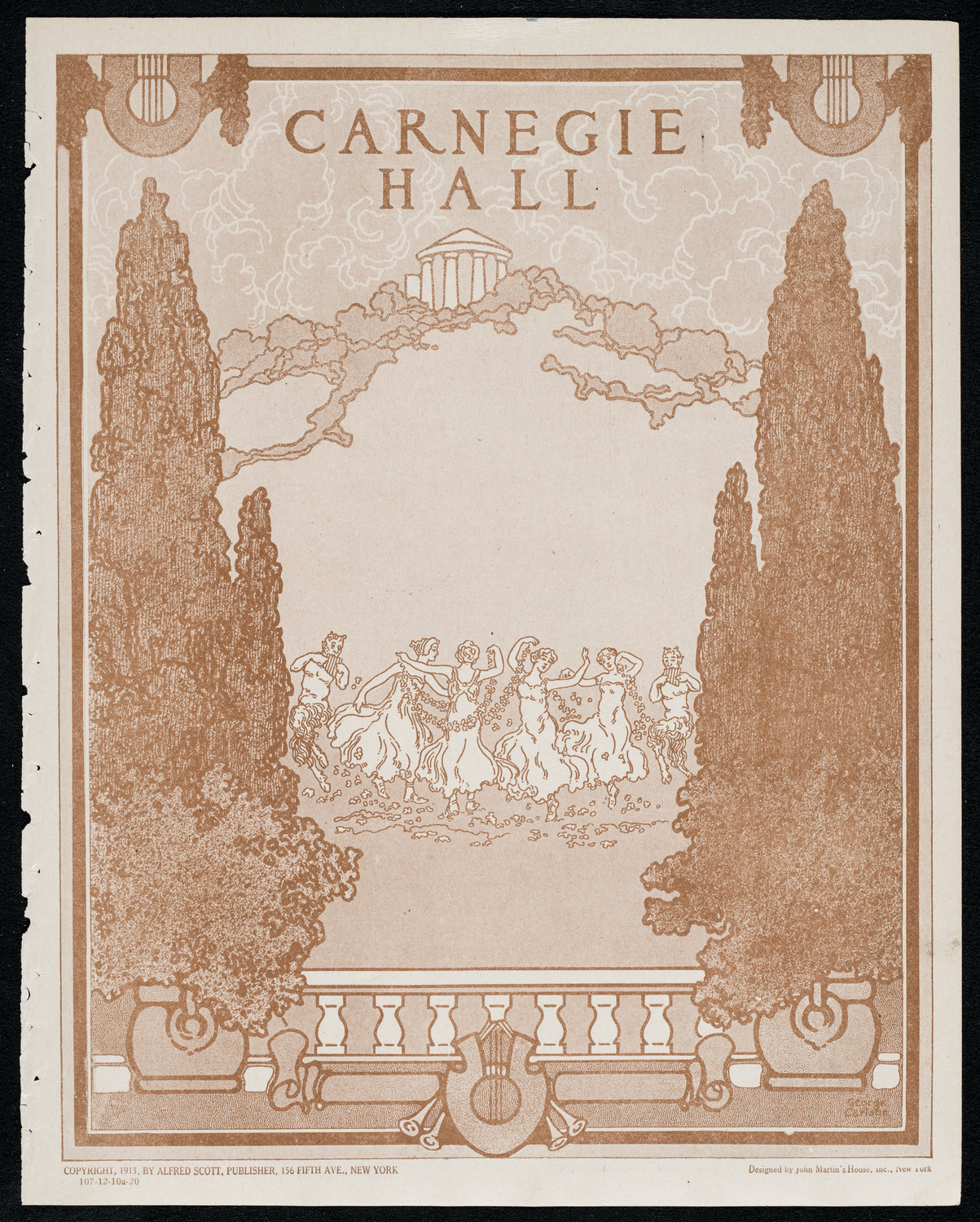 New York Philharmonic, December 10, 1920, program page 1