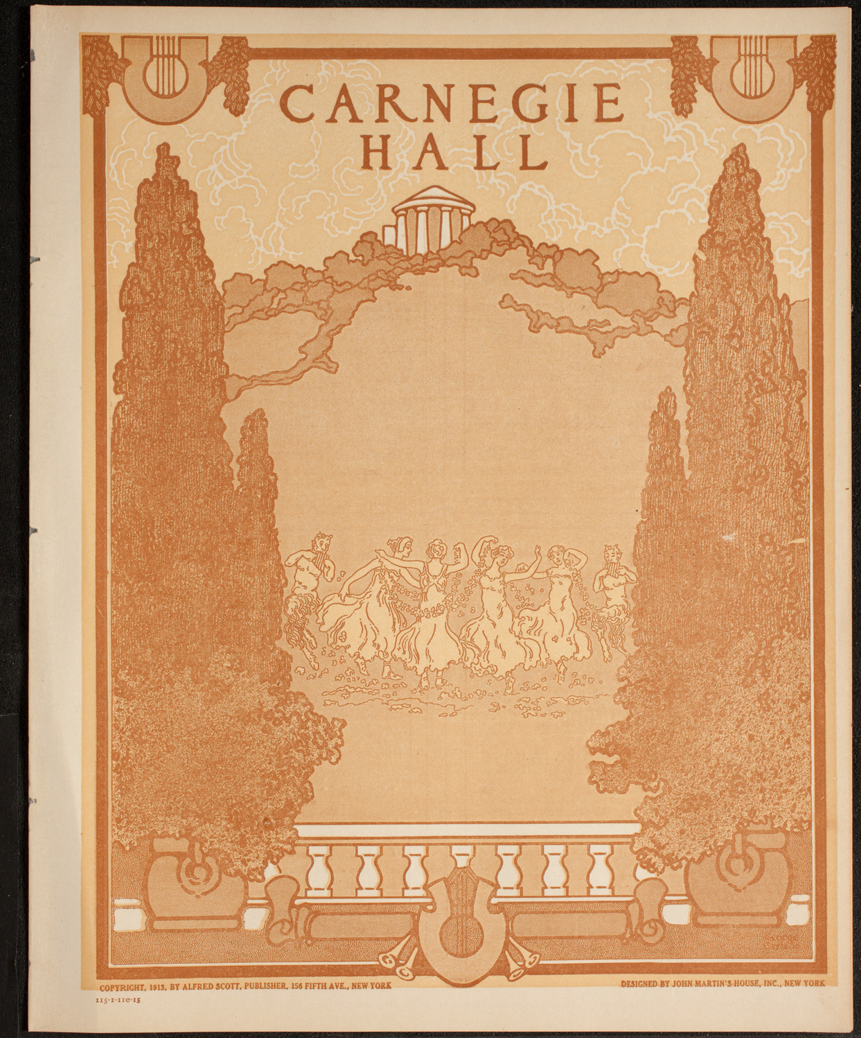 New York Philharmonic, February 11, 1915, program page 1