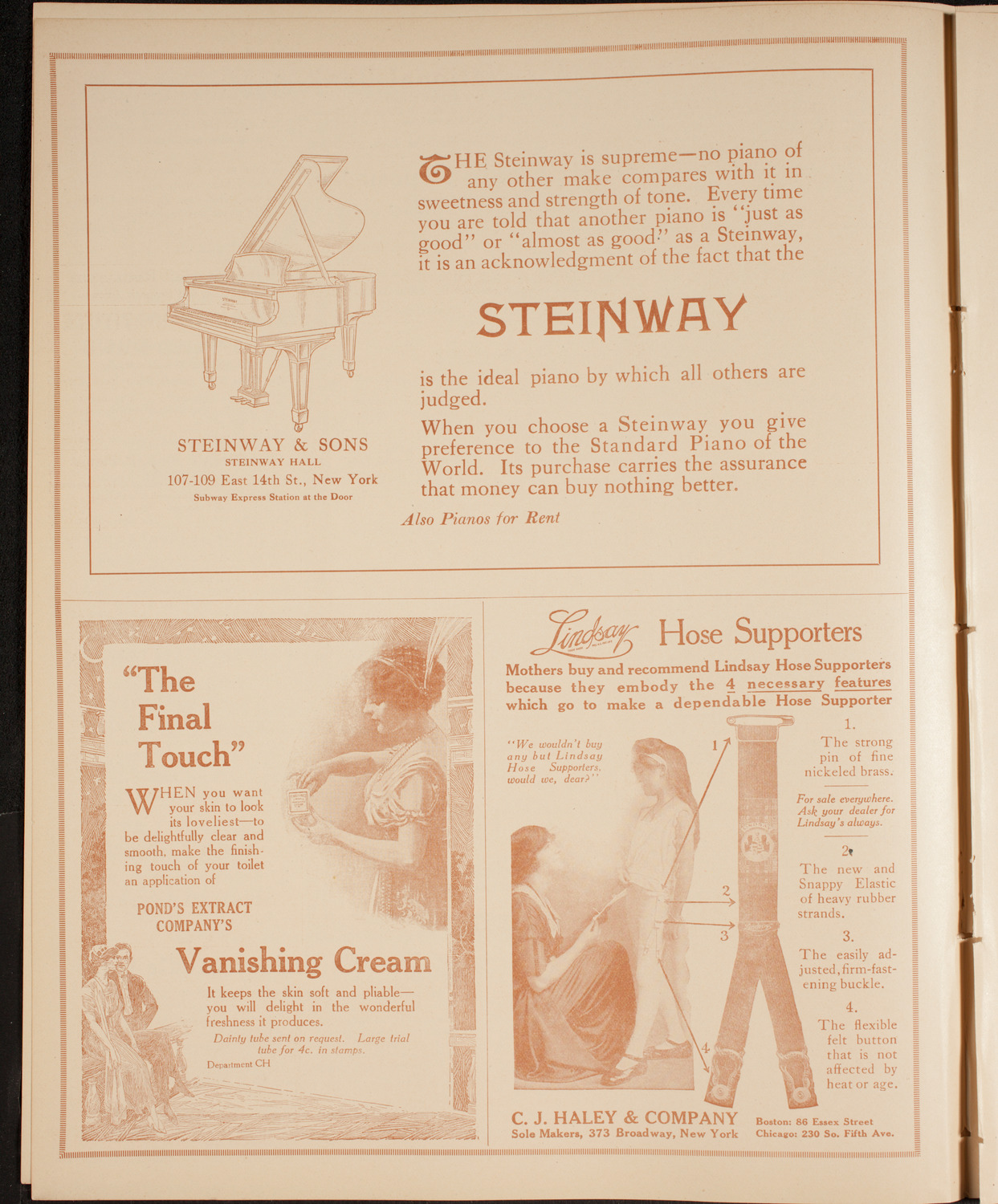 Elmendorf Lecture: Around the Mediterranean, November 16, 1914, program page 4