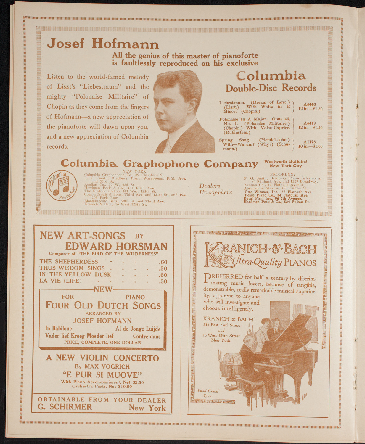 Patriotic Rally for National Defense, February 23, 1916, program page 6