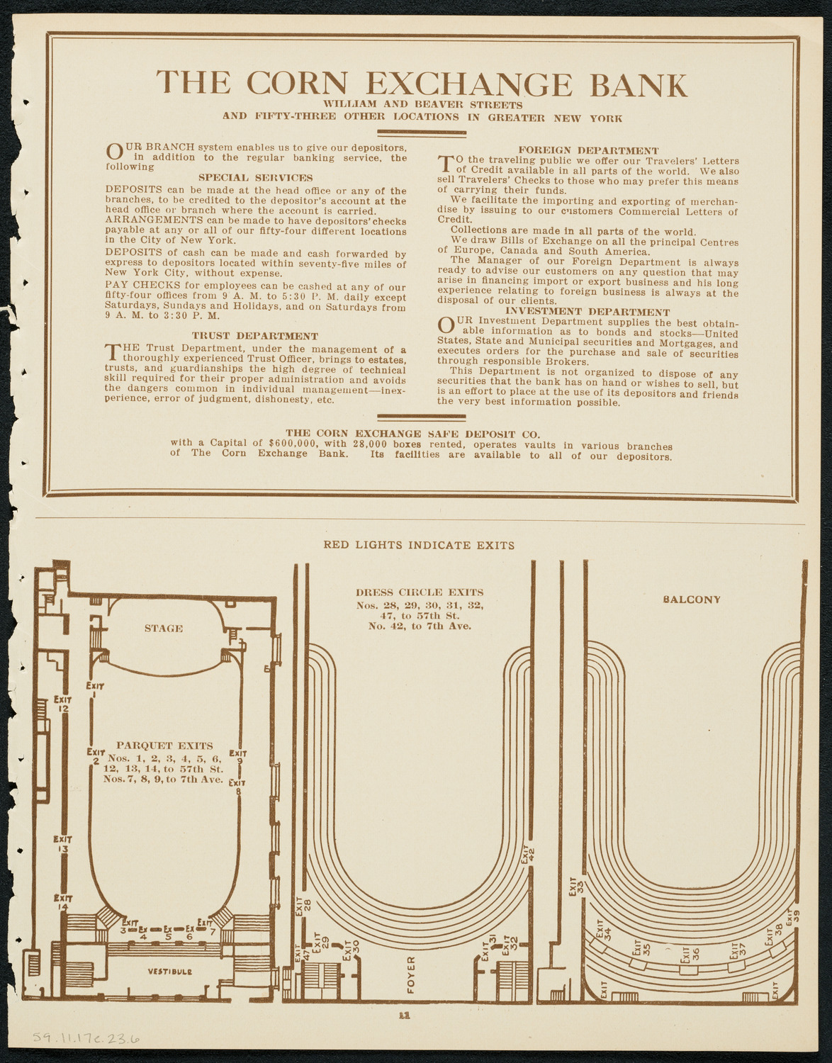 Duncan Dancers, November 17, 1923, program page 11