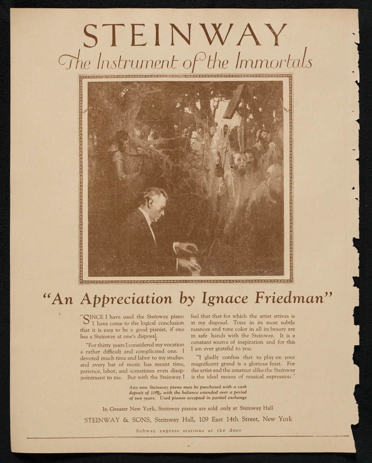 New York Symphony Orchestra, February 15, 1923, program page 4