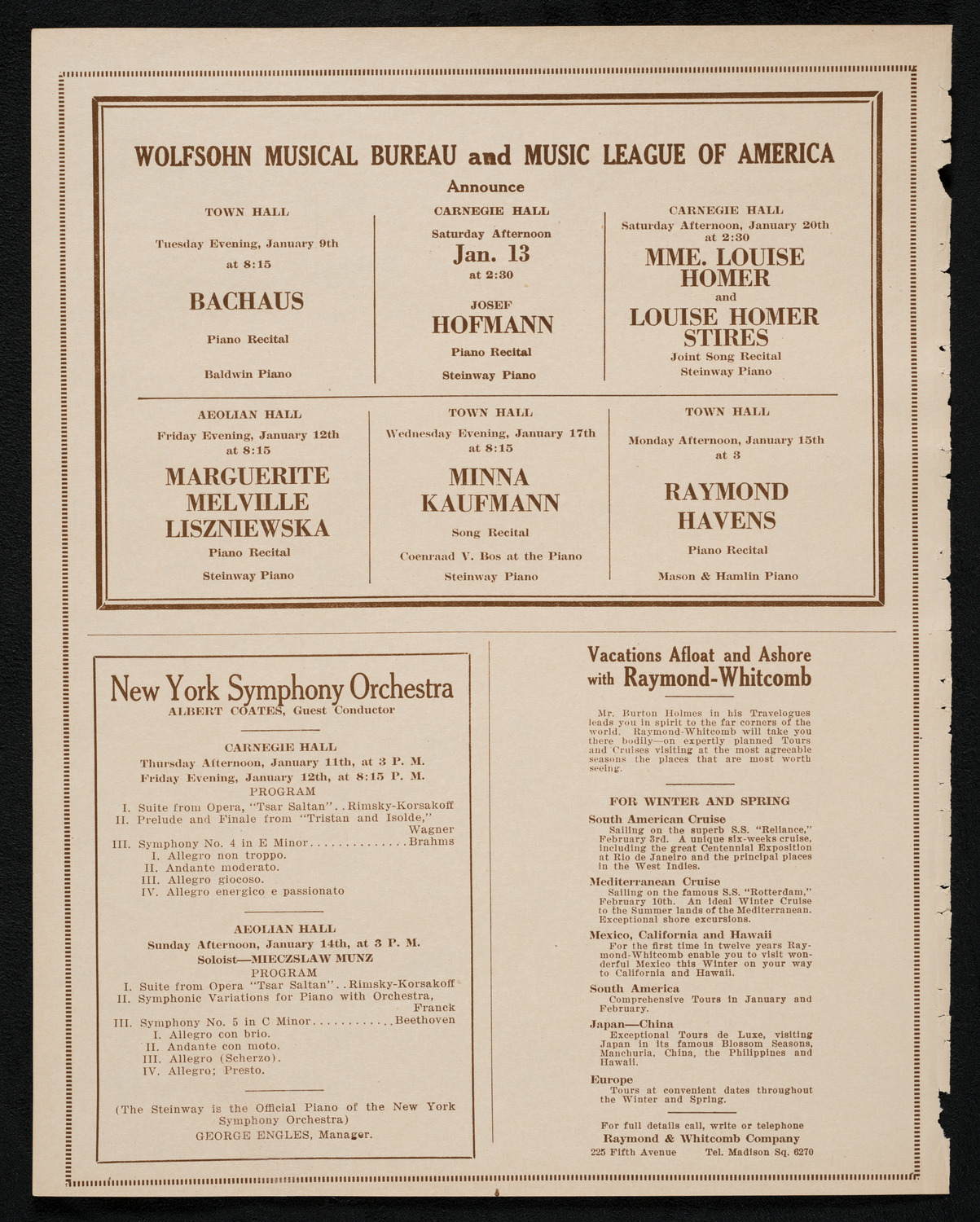 Burton Holmes Travelogue: Present-Day Peking, January 7, 1923, program page 8