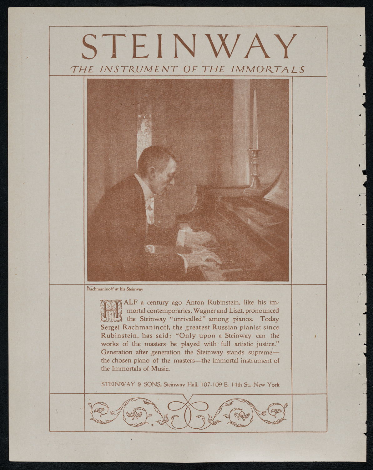 Benefit: Fordham University, February 21, 1921, program page 4