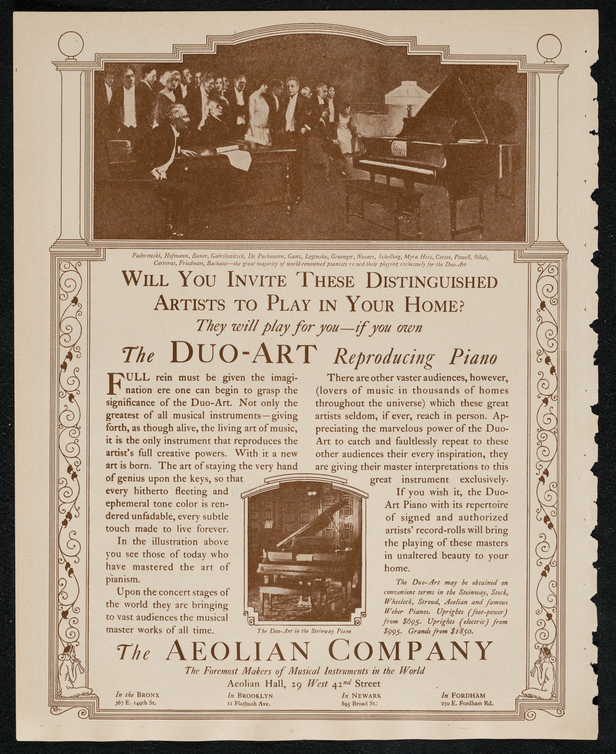 New York Philharmonic, December 19, 1924, program page 2