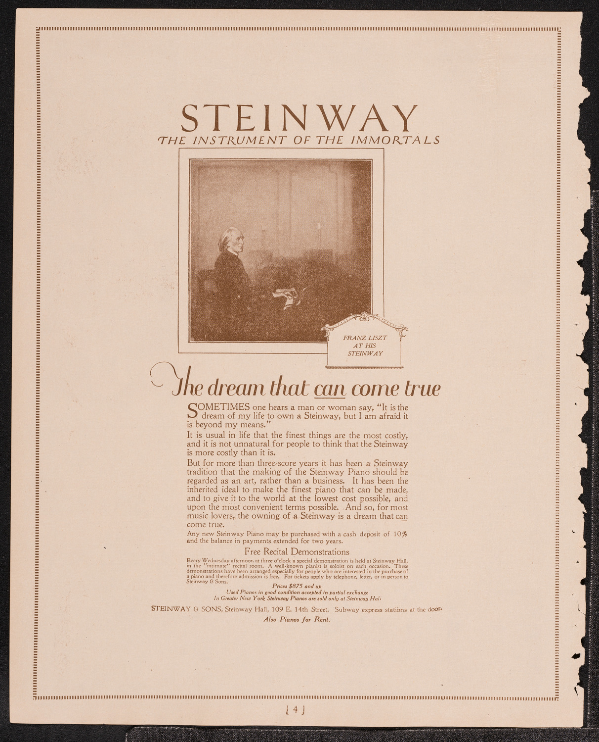 Cecelia Guider, Soprano, December 5, 1921, program page 4