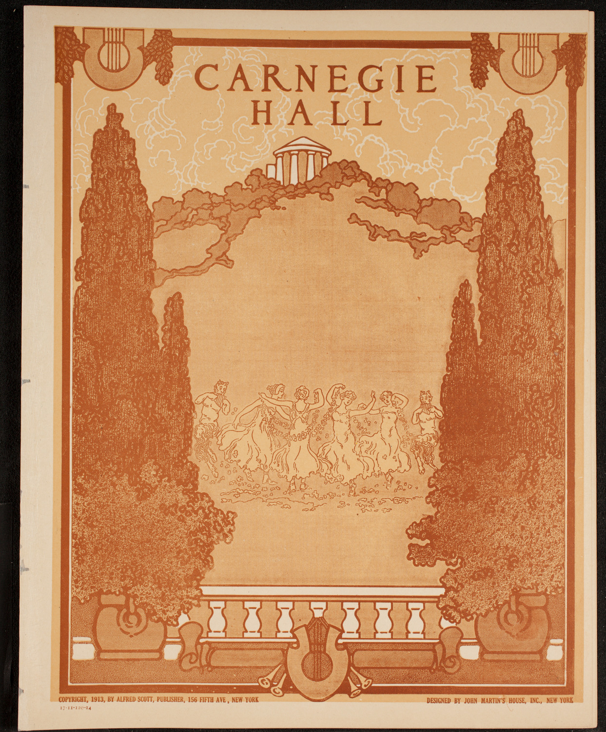 New York Philharmonic, November 12, 1914, program page 1