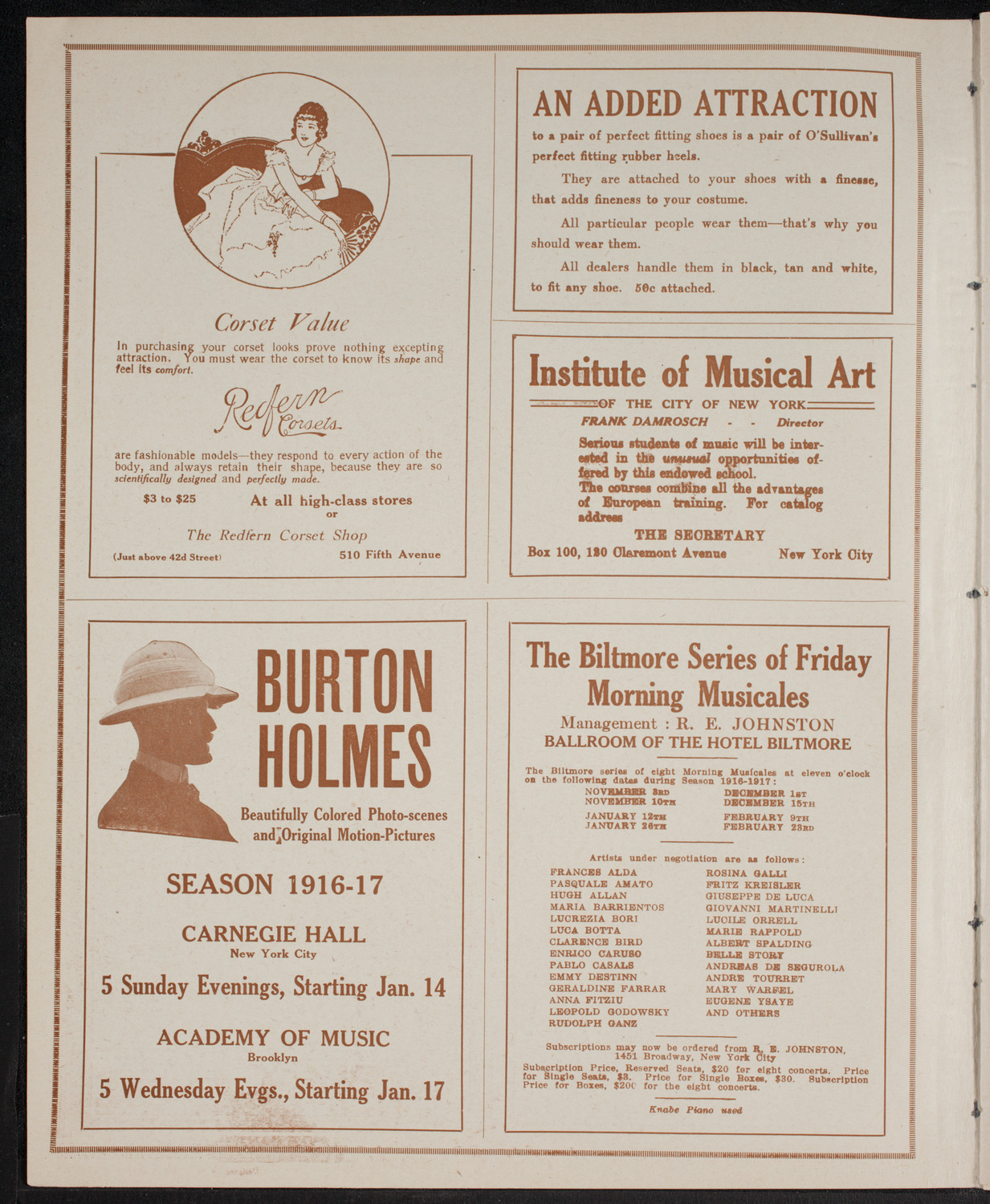 Second World Court Congress, May 4, 1916, program page 2