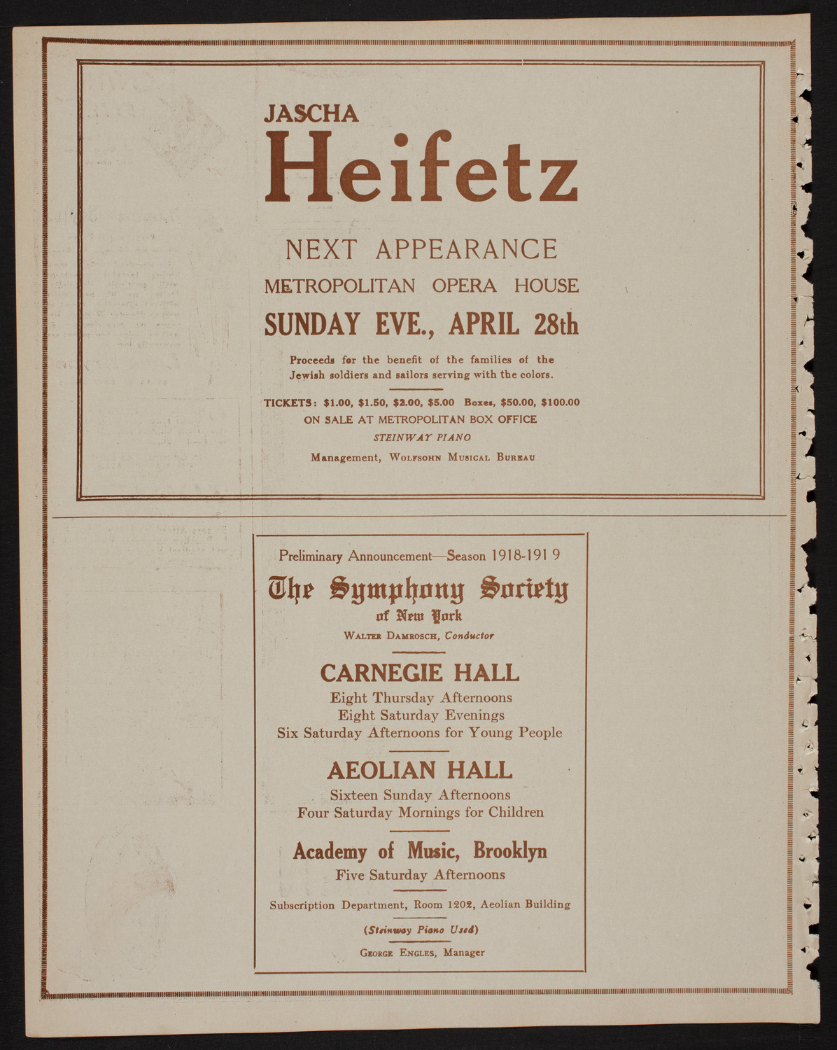 Kallman Orphanage 20th Anniversary Celebration, April 20, 1918, program page 8