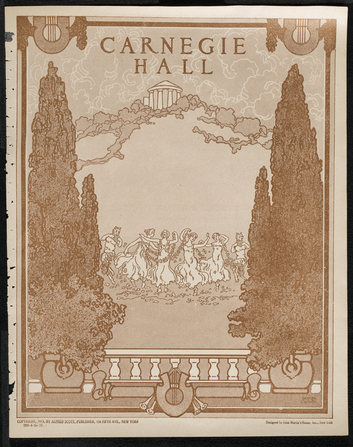 Philadelphia Orchestra, April 5, 1921, program page 1