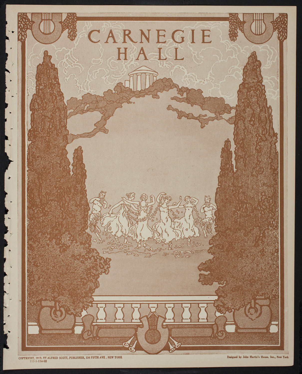 Schola Cantorum of New York, January 15, 1918, program page 1