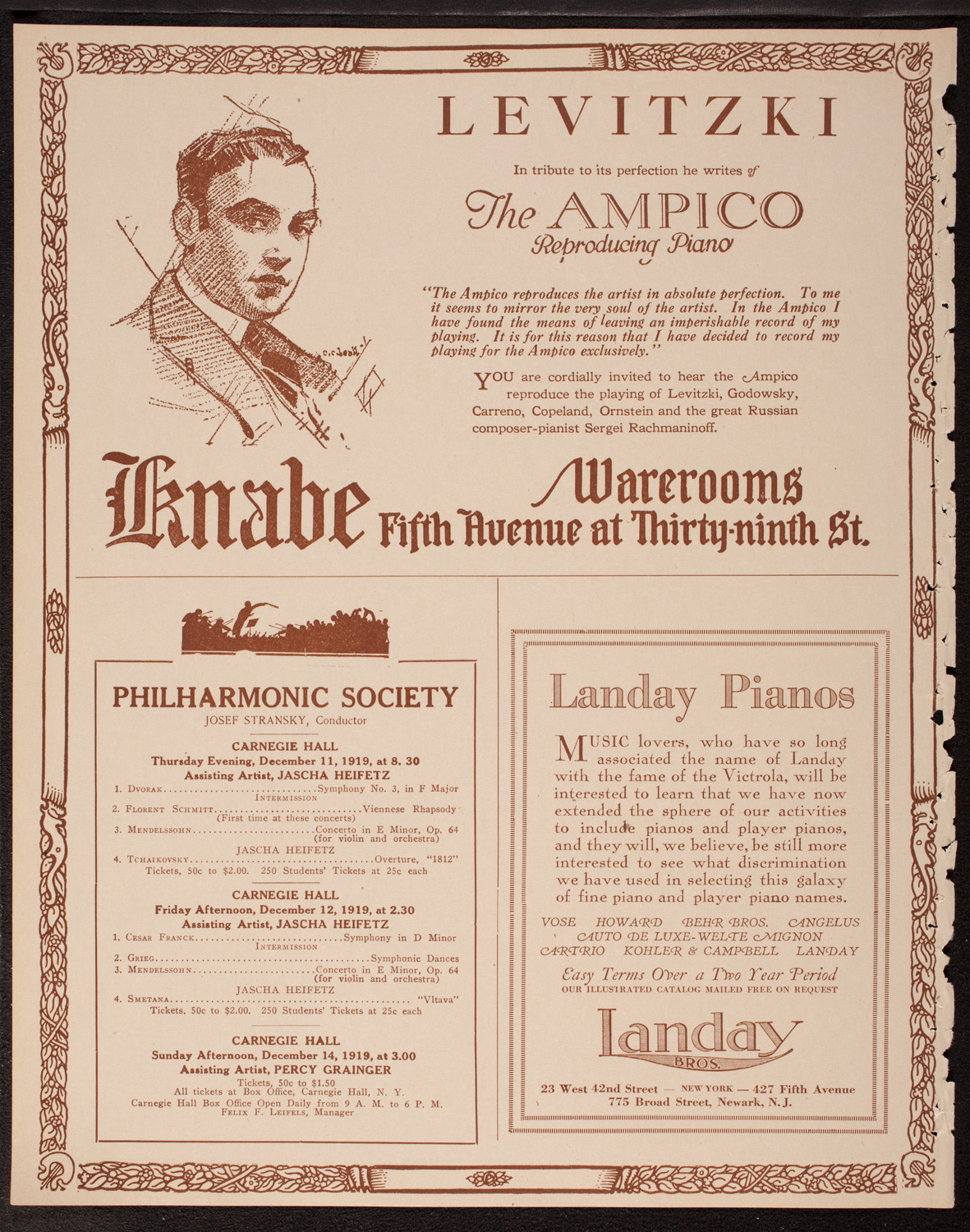 Newman Traveltalks: Poland Restored, December 7, 1919, program page 12