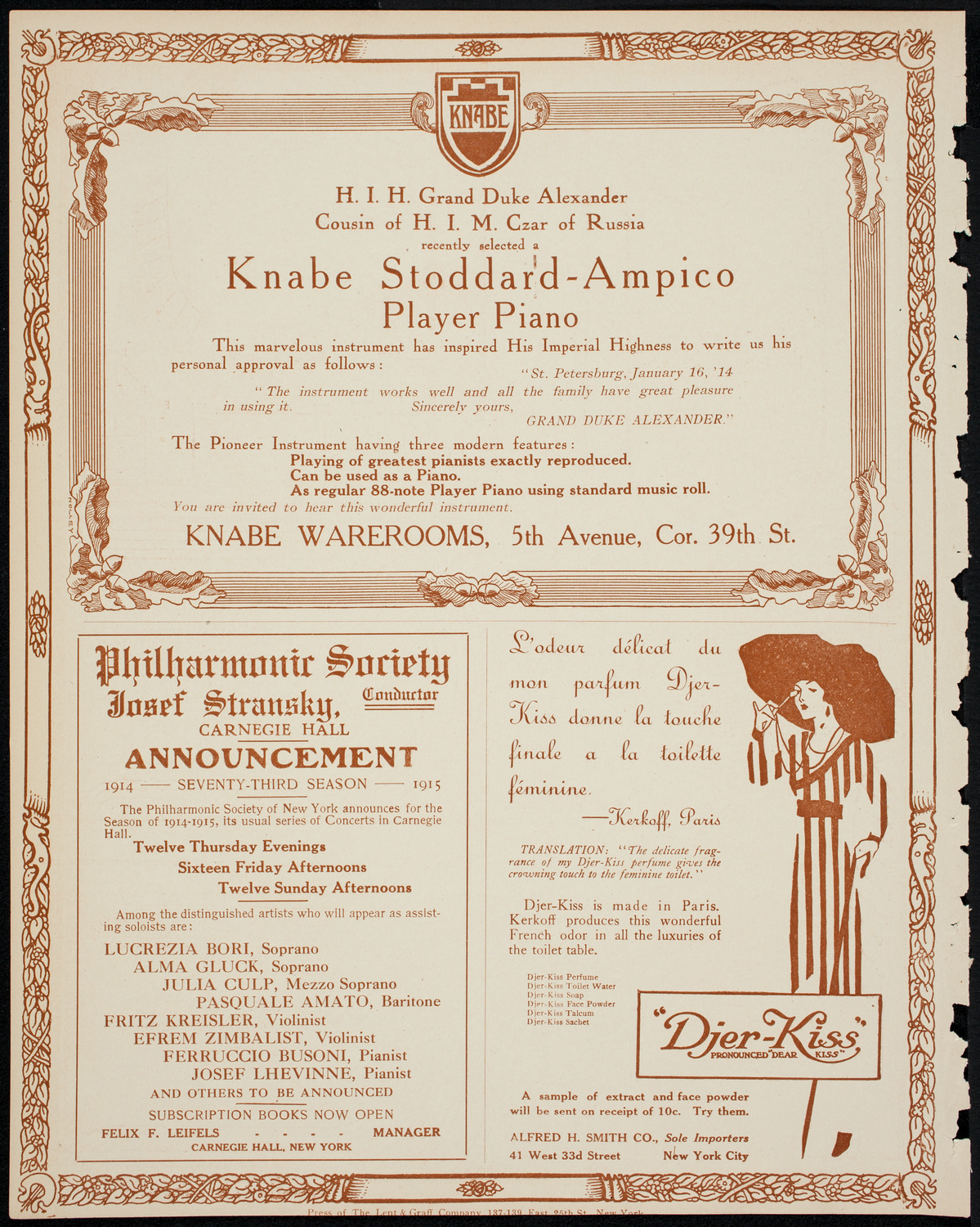 Socialist Music Festival, April 11, 1914, program page 12