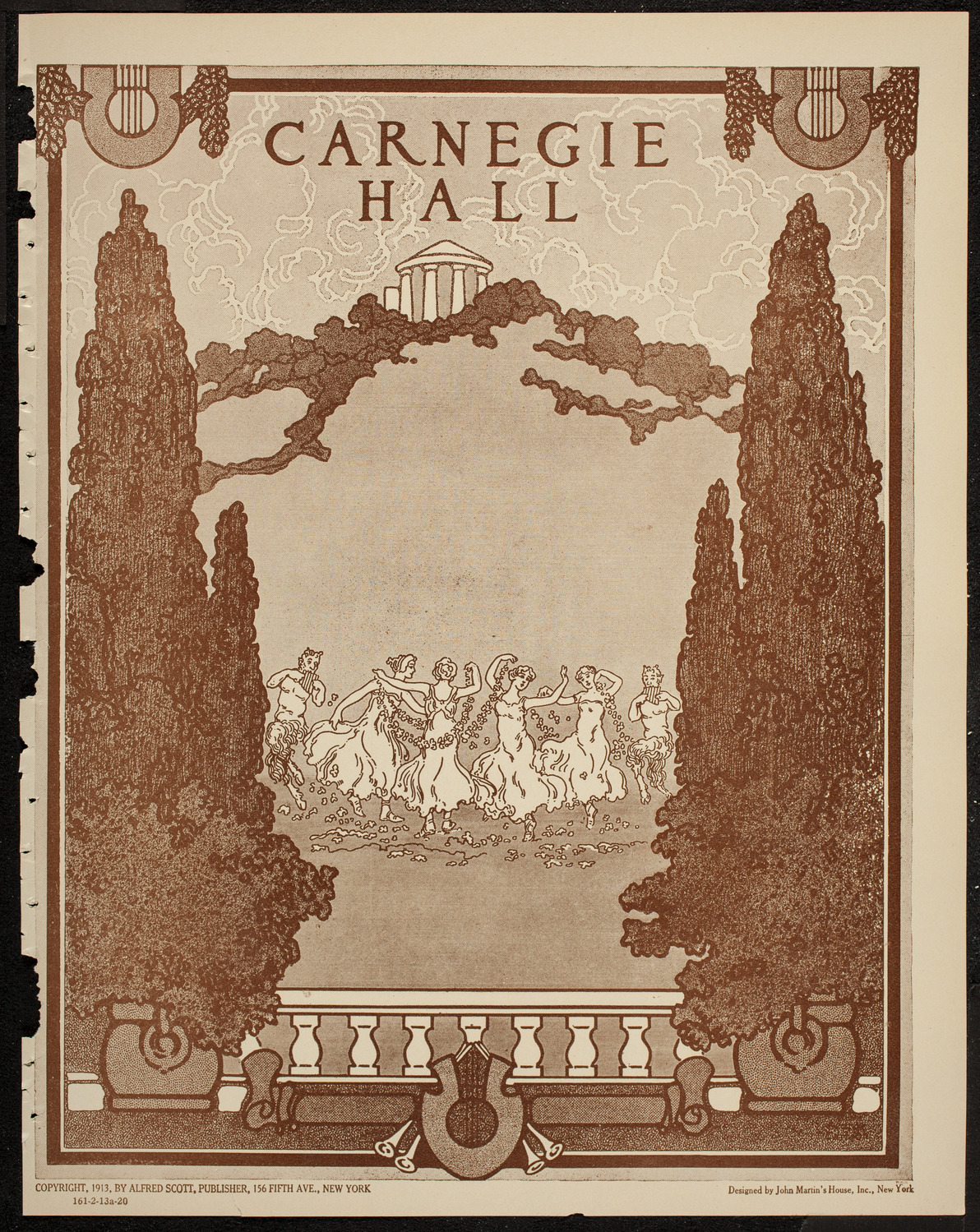 New York Philharmonic, February 13, 1920, program page 1
