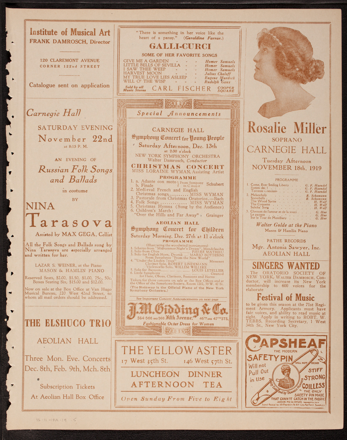 Newman Traveltalks: Alsace-Lorraine, November 17, 1919, program page 9